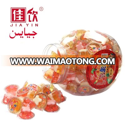 Assorted Mini Cup Fruit Jelly in Plastic Jar