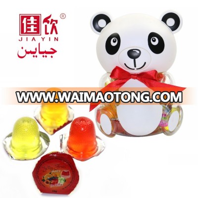 85g PCS Halal snacks mini jelly sweets in lovely panda jar